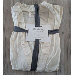 NWT STANDARD Textile Luxury Linen Robe, Large (B2)